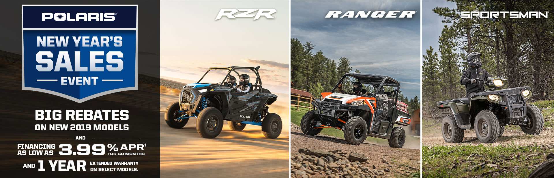 Polaris Industries: New Year's Sales Event (Off-Road)