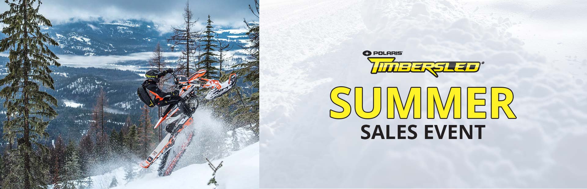 Timbersled: Timbersled Summer Sales Event