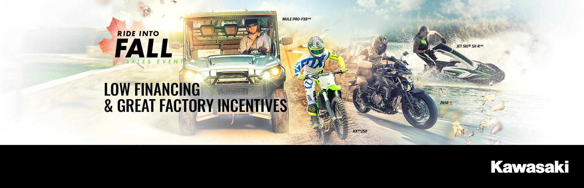 Kawasaki: Ride Into Fall Sales Event