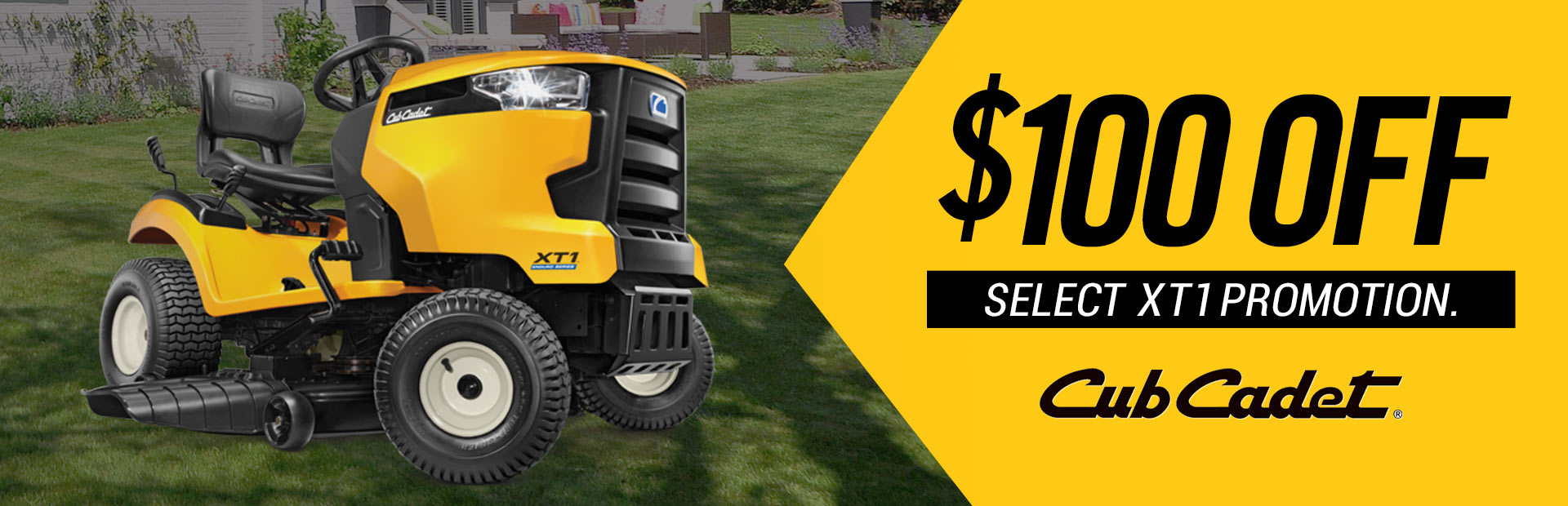 Cub Cadet: $100 Off Select XT1 Promotion