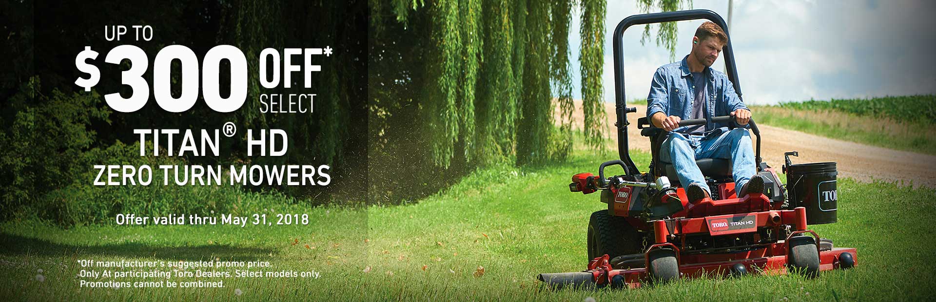 Toro: $300 off TITAN HD