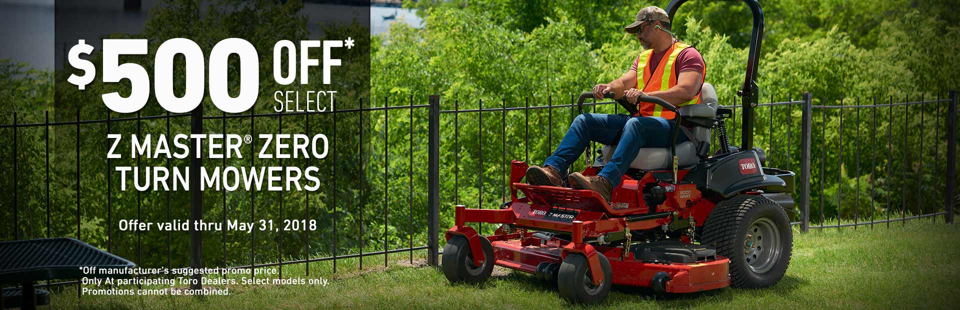 Toro: $500 off Z Master