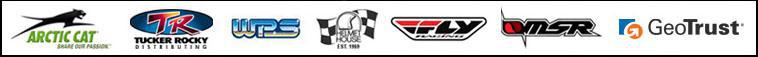We carry Arctic Cat, Tucker Rocky, Western Power Sports, Helmet House, Fly Racing and MSR.