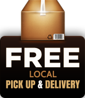 Free local pick up and delivery