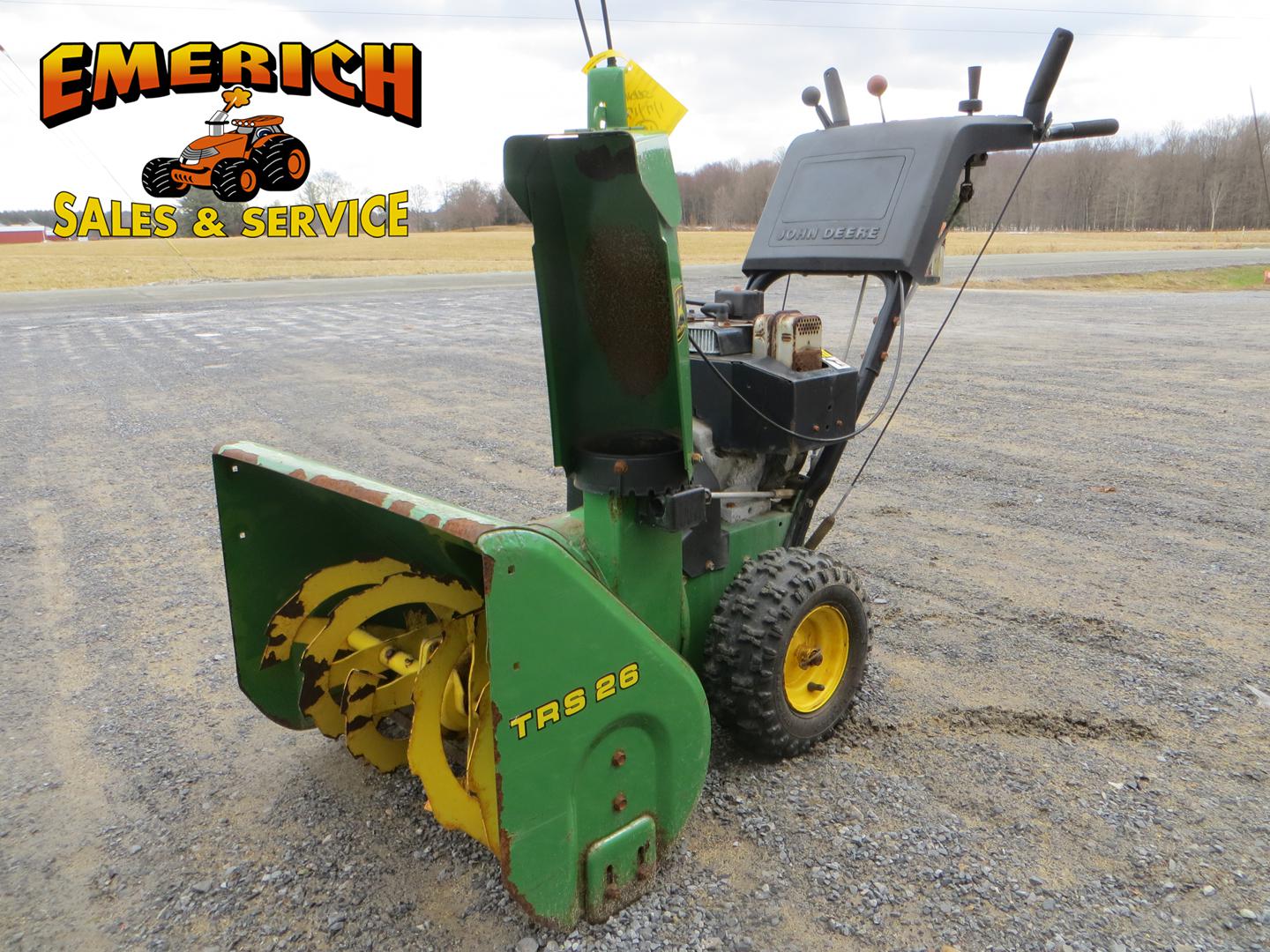 John Deere Trs26 Wbsb Walk Behind Snow Er In Charlton
