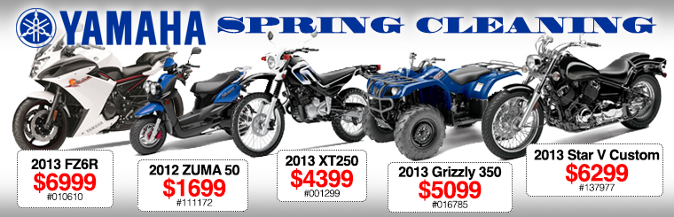 Yamaha Spring Clearance Yamaha Spring Clearance