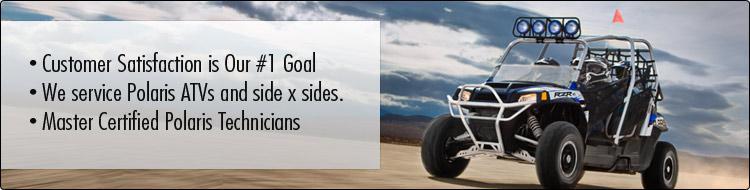 Pytash Tractor Sales, Inc. has Master Certified Polaris technicians, we service Polaris ATVs and side x sides, and customer satisfaction is our number one goal.