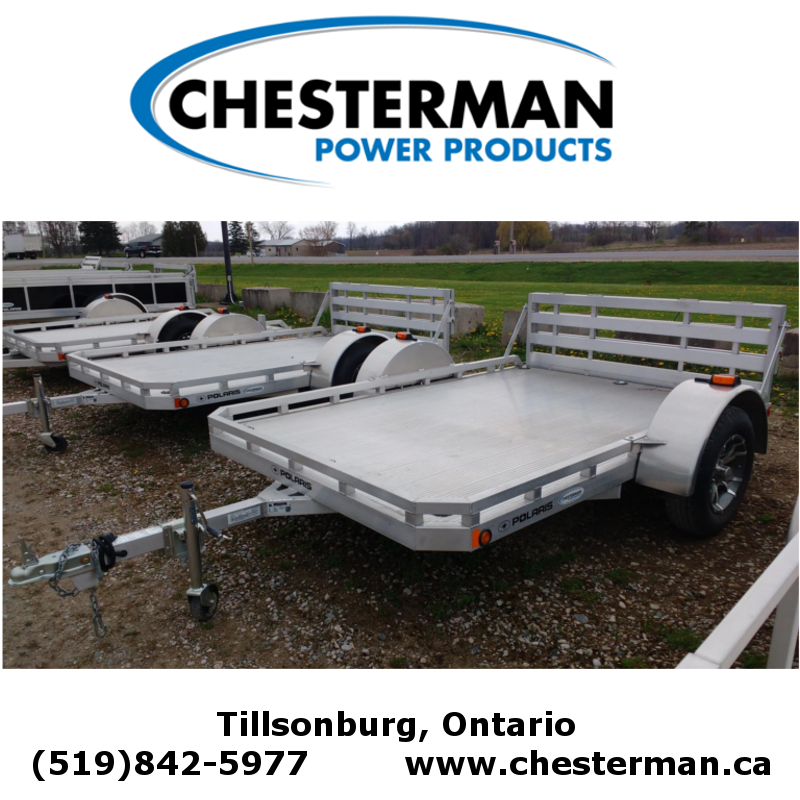 2018 Polaris 6 5x10 Aluminum Utility Trailer Ramp Pu6 F A