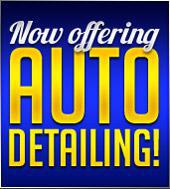 We now offer auto detailing!