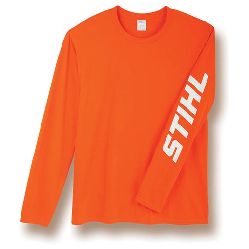 STIHL Long Sleeve Orange T-Shirt for sale Goff's Equipment