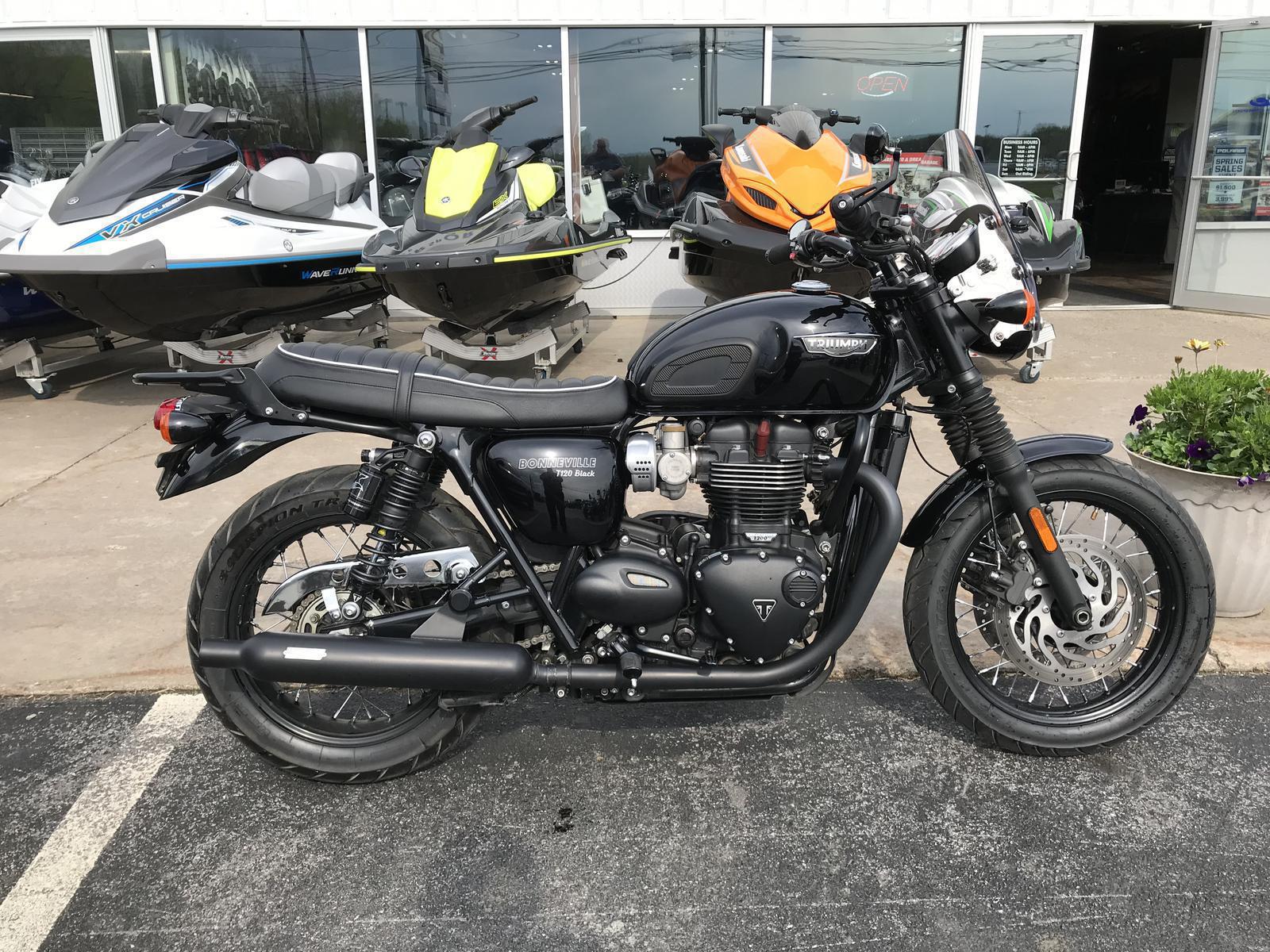 2017 Triumph Bonneville T120 Black For Sale In Brewerton Ny