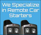 We Specialize in Remote Car Starters