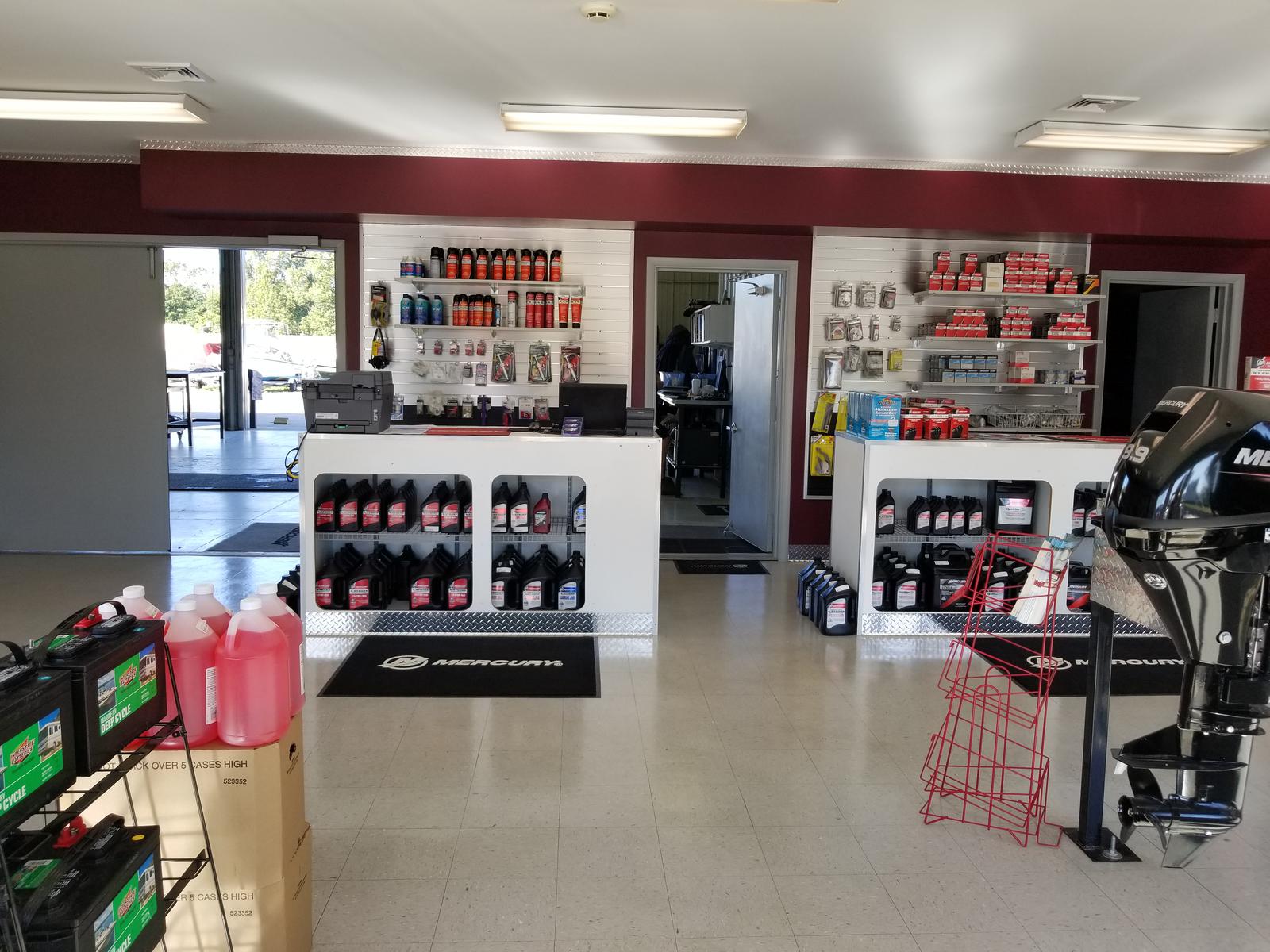 Our New Showroom King Marine Outboard Service Center LLC Sewell, NJ