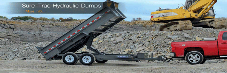 SURE TRAC Trailers In Stock! Summer savings !