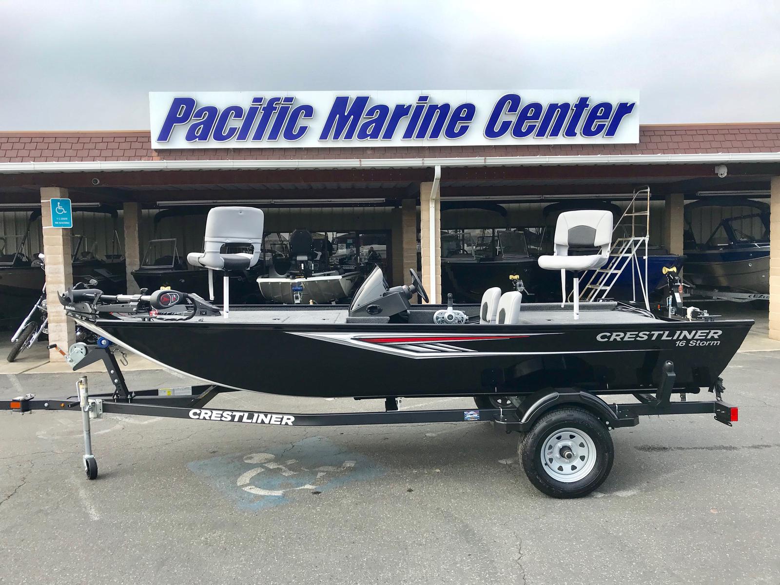 2018 Crestliner 1600 Storm -with a Mercury 40 hp - Pacific Marine Center