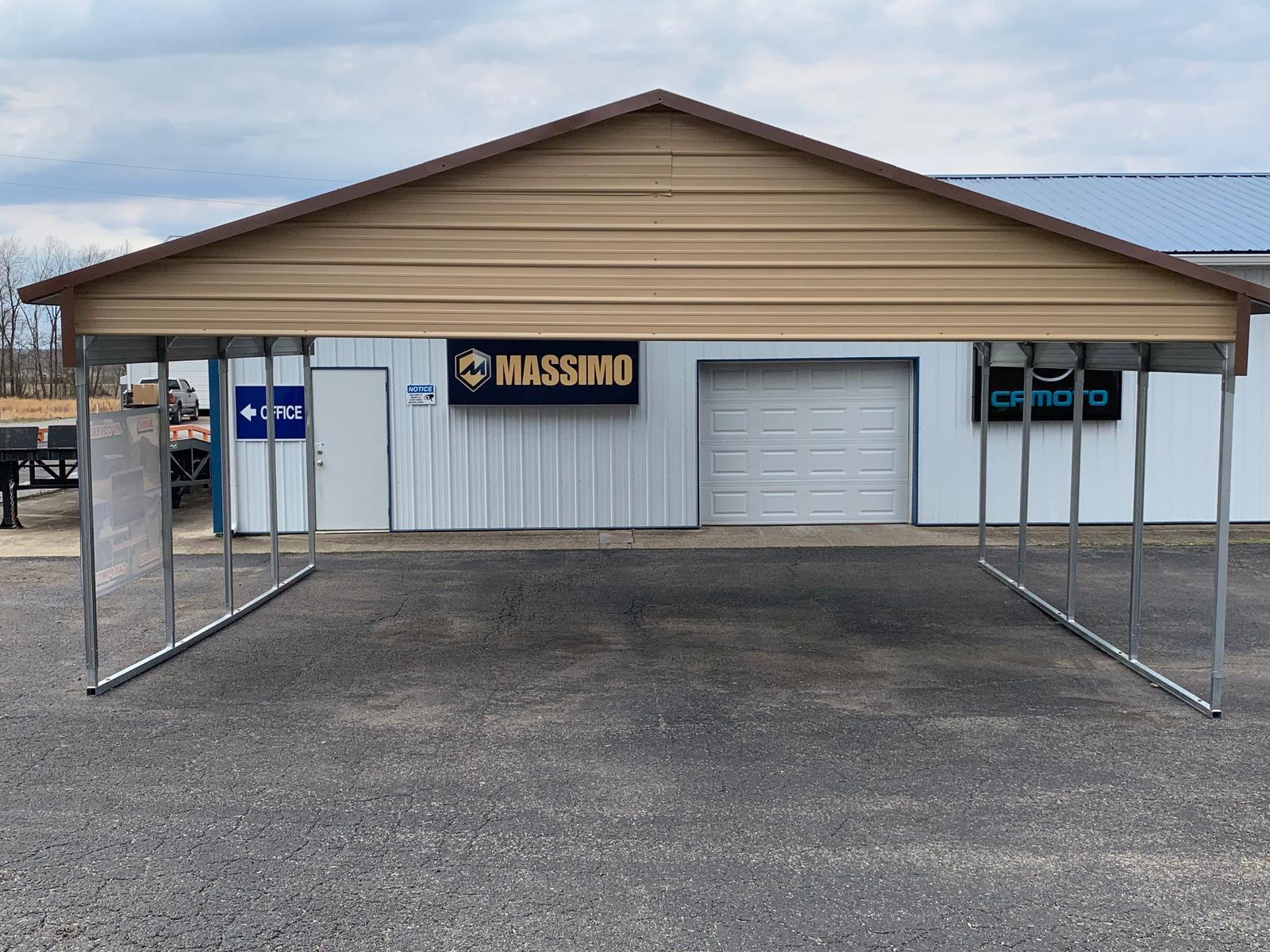 2020 Quality Outdoor Products Double Carport 18 X 20 For Sale In