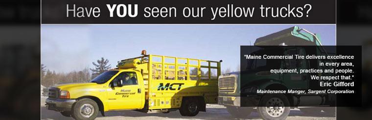 Have you seen our yellow trucks? Have you seen our yellow trucks?