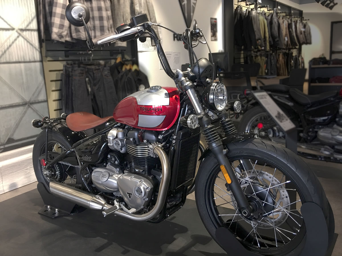 2018 Triumph Bonneville Bobber Demo 750 Rebate Or Special Financing