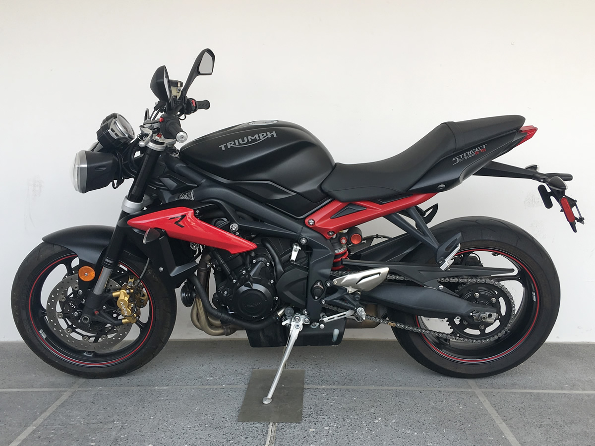 2016 Triumph Street Triple R Full Factory Warranty For In 2016 Street Triple R Demo Left