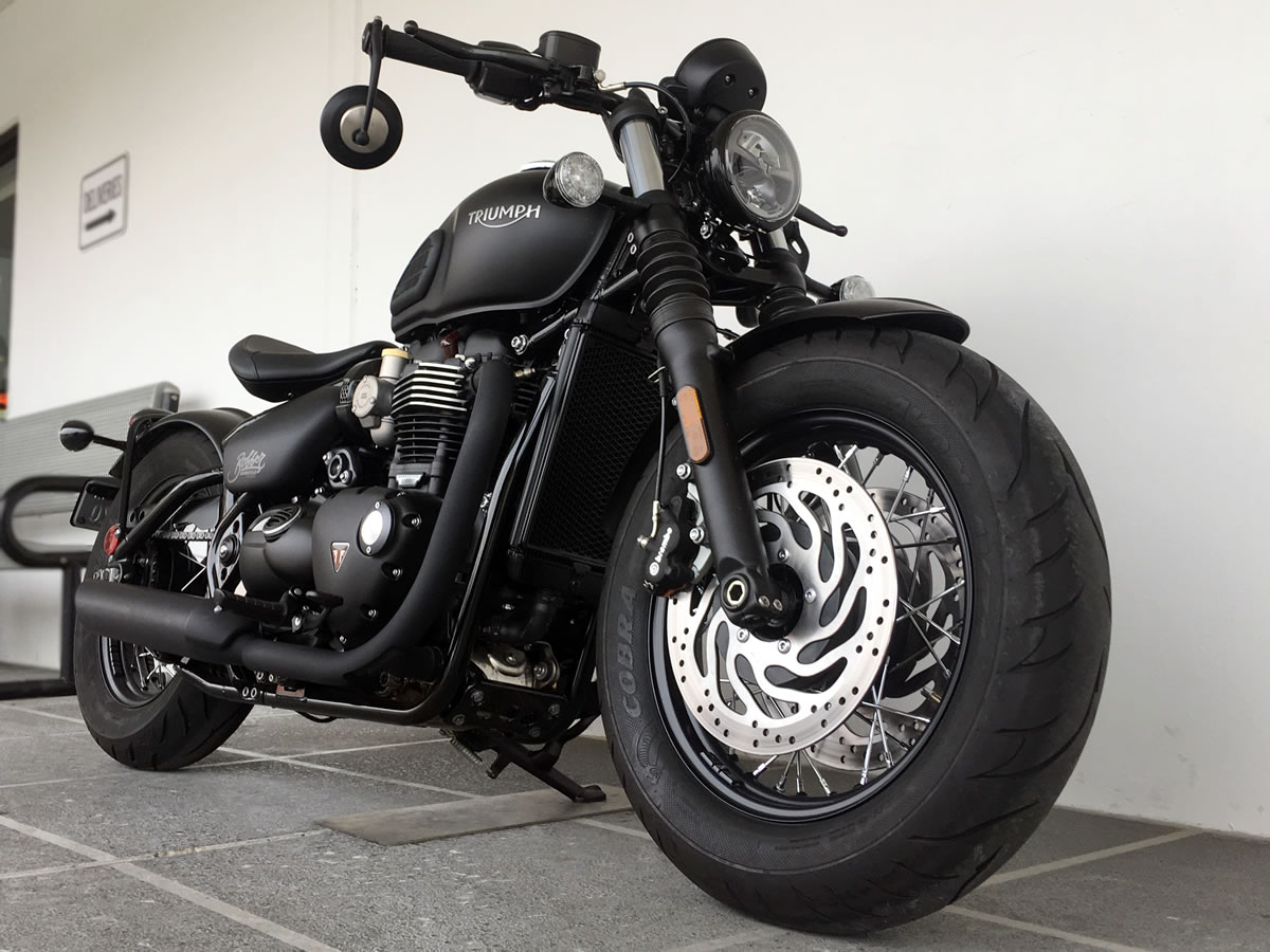 2018 Triumph Bonneville Bobber Black For Sale In Roseville Ca As