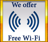 We offer free WiFi!