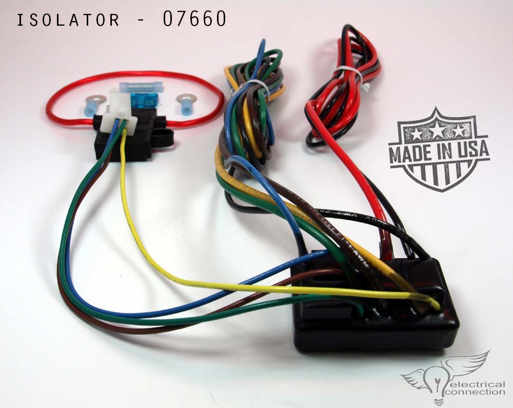 Trailer Plug n Play Wire Harness W/Isolator
