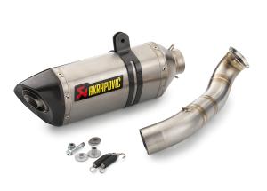 ☆セール☆KTM 690 DUKE用AKRAPOVIC マフラー中間パイプセット