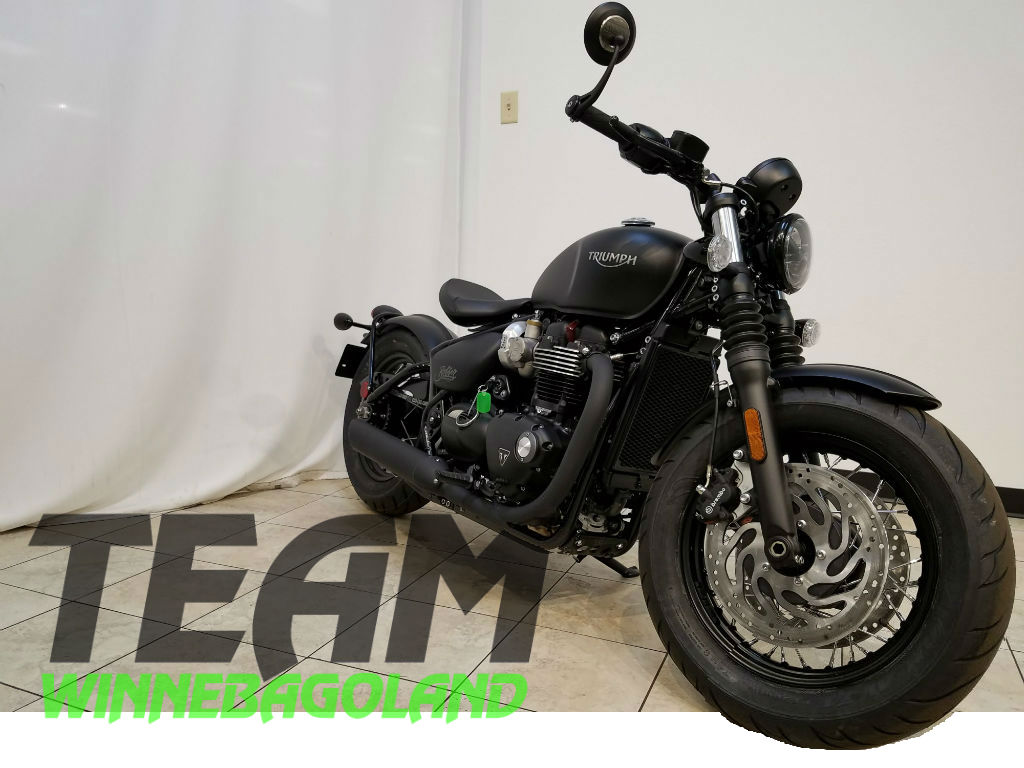 triumph bonneville bobber black for sale