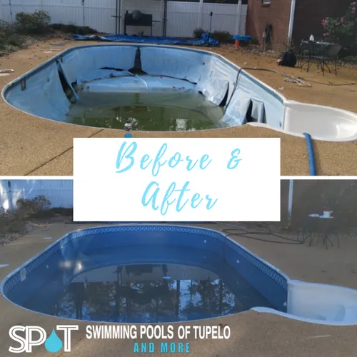 Before and After Liner Jobs Swimming Pools of Tupelo Tupelo, MS (662) 8428009