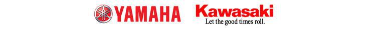 We carry products from Yamaha and Kawasaki.