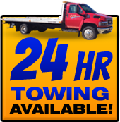 24 hr towing available!