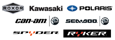 Kawasaki, Polaris, Can-Am, Ski-Doo, and Sea-Doo.