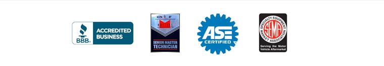 We are a BBB accredited business. Our technicians are Ford Senior Master Technician approved and ASE certified. We are affiliated with SEMA.