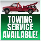 Towing Service Available!
