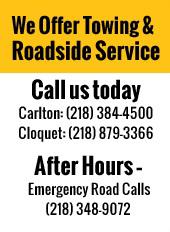 We Offer Towing! Call us today!