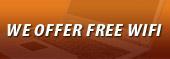 We offer free WiFi.