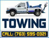 Towing service. Call: (763) 595-0321
