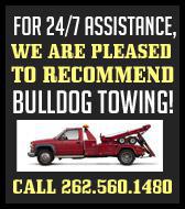 For 24/7 assistance, we are pleased to recommend Bulldog Towing!
