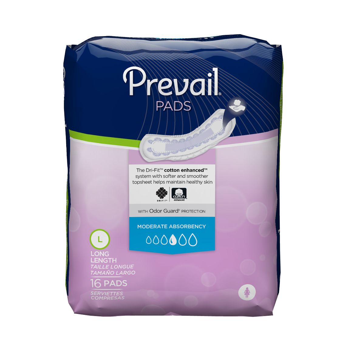 Bladder Control Pad Prevail® 11 Inch Length