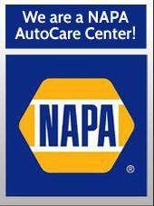We are a NAPA AutoCare Center.