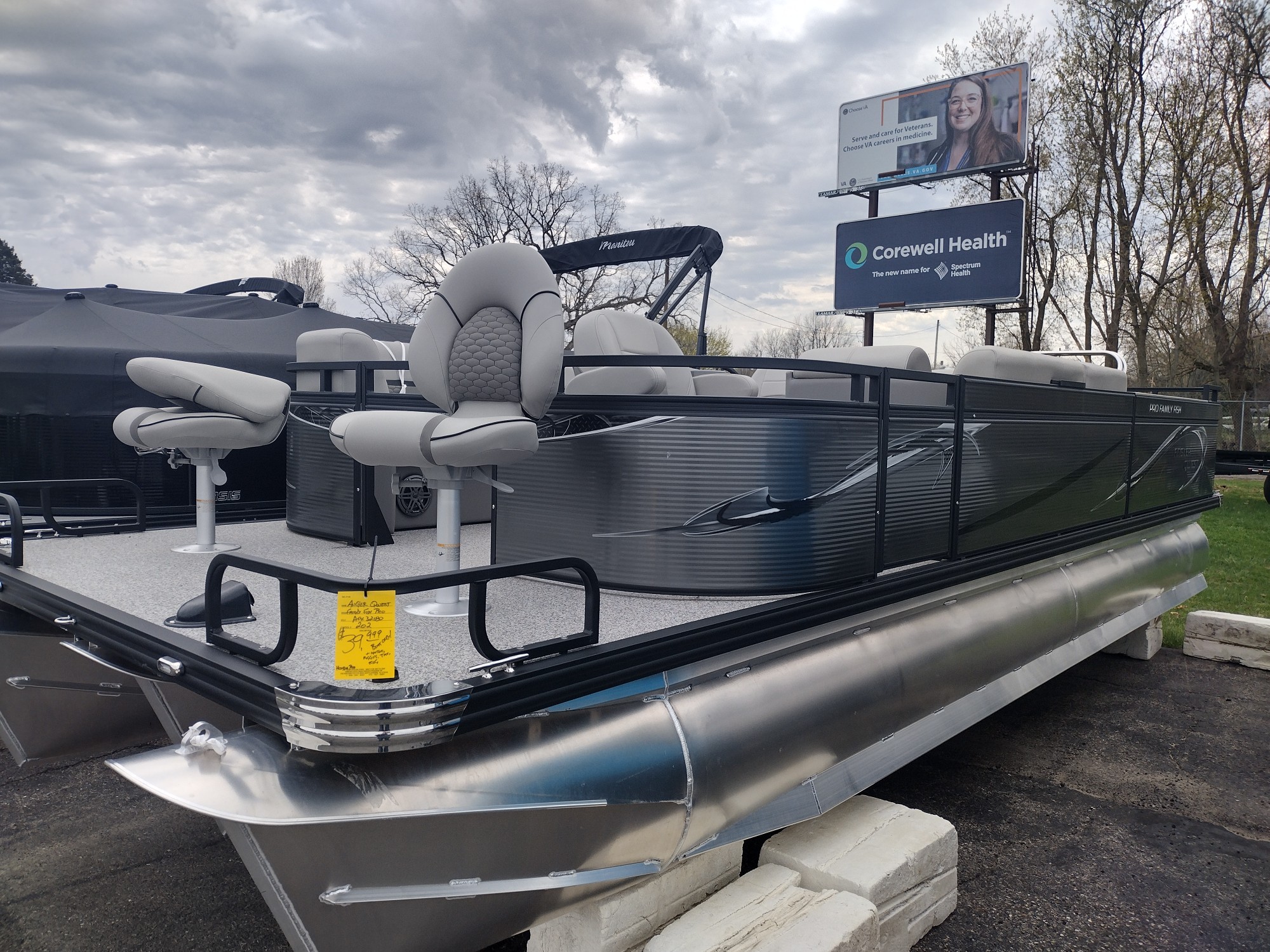 New Pontoons from Angler Qwest Nelson's Speed Shop Greenville, MI (616