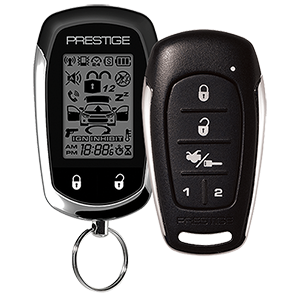 APS997E - Two-Way LCD Command Confirming Remote Start / Keyless Entry and Security System with Up to 2,500 feet Operating Range