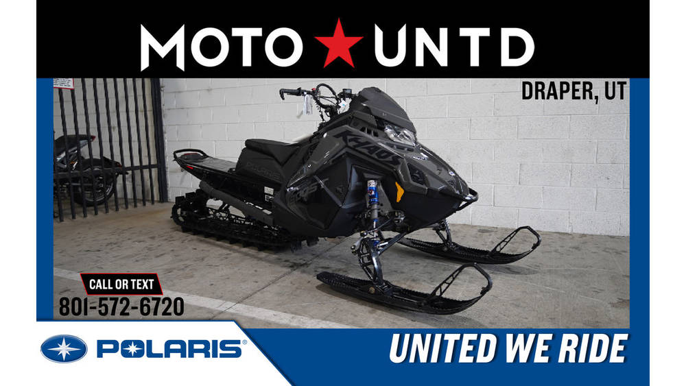 2025 Polaris Boost RMK KHAOS 155 Shadow Gray / Gloss Black - Draper, UT