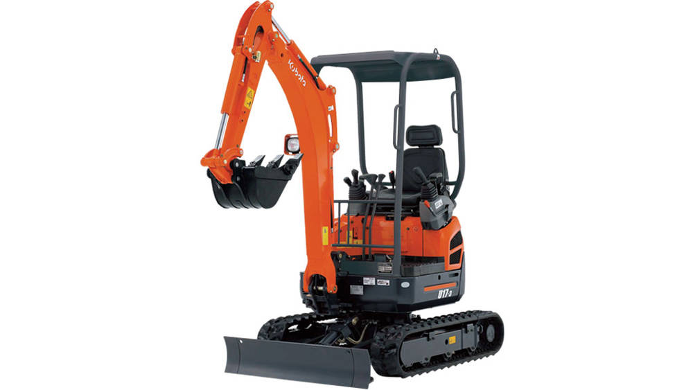 1.7-ton mini excavator — Enderby Rentals, Enderby