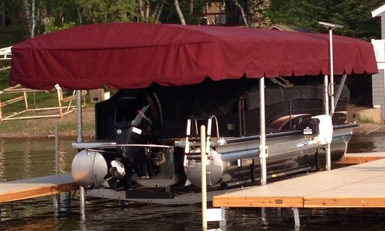 Shorestation Pontoon Lifts Grand Rapids Marine Grand Rapids Mn 218 326 0351