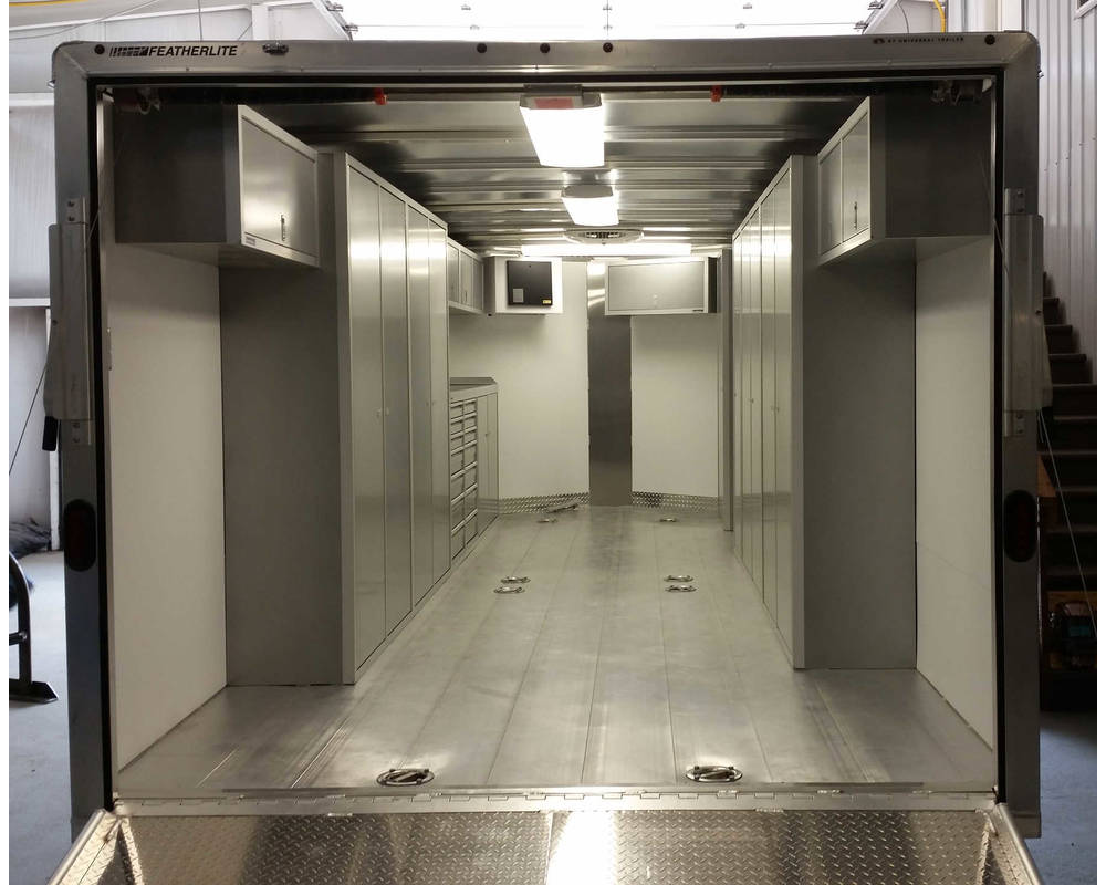 Trailer Package Designs Aluminum Cabinet Company Hermantown Mn