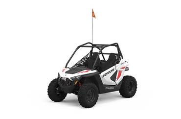 RZR 200 EFI White Lightning/Indy Red
