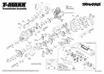 Traxxas t maxx 2.5 transmission diagram