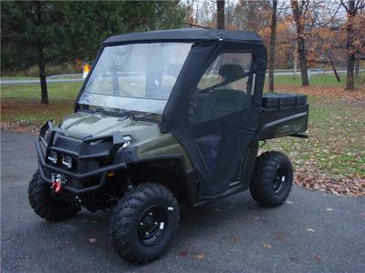 Zip Window Front Canvas Doors Polaris Ranger