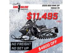 2025 Polaris 850 RMK SP 155 Shadow Gray / Gloss Black - Salt Lake City, UT